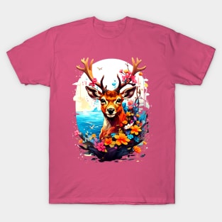 Deer Illustration T-Shirt